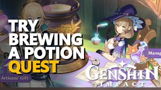 Try brewing a potion Genshin Impact [upl. by Merideth]