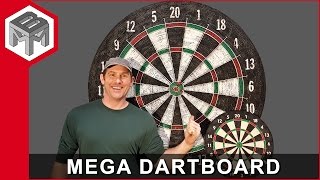 Mega Dartboard  How to Make One [upl. by Suqram512]