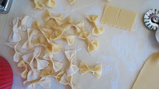 How To Make Fresh Bowtie Pasta at Home [upl. by Countess772]