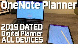 2019 OneNote Digital Planner [upl. by Anilemrac]