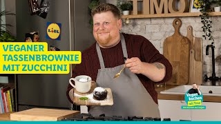 Vegane Brownies  Tassenbrownie mit Zucchini​  Vegan kochen mit Timo  Einfache Vegane Rezepte [upl. by Idas]