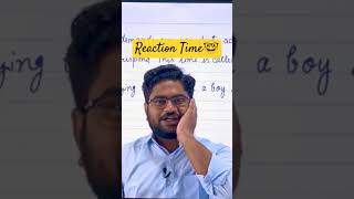 Reaction time 🤓 physics reactiontime shorts trending [upl. by Akinwahs]