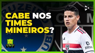 JAMES RODRÍGUEZ tem ESPAÇO no CRUZEIRO ou ATLÉTICO [upl. by Fields564]