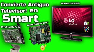 Convierte la mayoría de televisores en SMART con tarjeta Universal con sistema Android [upl. by Ordnas163]