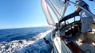 New Sails Sea Trial Sailing to White Cove and the Isthmus Sept 2024 [upl. by Orlina]