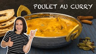 POULET AU CURRY Recette Traditionnelle Indienne [upl. by Stoll]