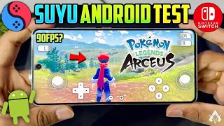 🔥 Pokemon Legends Arceus On Android  NEW SUYU Emulator Gameplay Test [upl. by Dlarej]