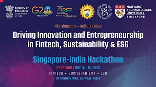 Inauguration of Singapore India Hackathon 2023 Hosted by MOE Innovation Cell [upl. by Mak]