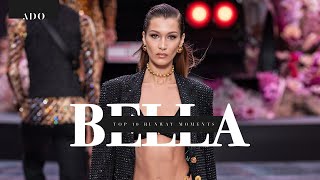 Bella Hadid  Top 10 Runway Moments [upl. by Clemmy]