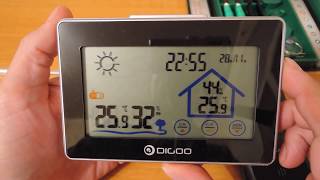 Digoo DGTH8380 weather station  Part 2 [upl. by Bushey]