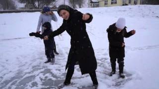 Frozen Dnieper River in Kyiv Ukraine [upl. by Constant]