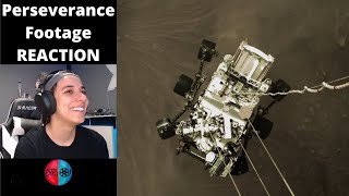 Perseverance Landing on Mars Footage  REACTION [upl. by Boj]