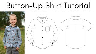 How to Sew a ButtonUp Shirt Classic Oxford Video Tutorial [upl. by Aniloj]