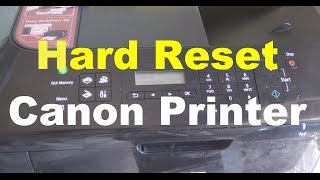 How to Hard Reset Canon Printer Error [upl. by Marcello]