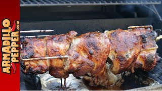 How to Cook Cornish Hens on the Grill Rotisserie  Gas Grill [upl. by Mart5]