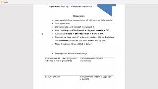 Tutorial Word menukaart maken [upl. by Atelra]