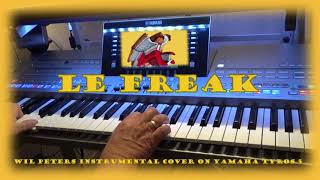 Chic Le Freak Wil Peters Instrumental Cover on Yamaha Tyros 5 [upl. by Pepito]