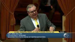 Rep Volz shares why I2081 is so important to students their parents and education in Washington [upl. by Loats]