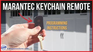 Marantec Keychain Remote  Program 392 Digital Keychain Remote for Marantec Garage Door Opener [upl. by Fleda]