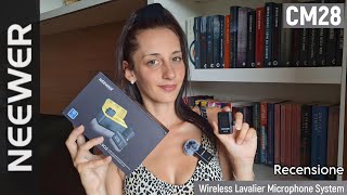 NEEWER CM28  Wireless Lavalier Microphone System  Recensione [upl. by Annaiviv136]