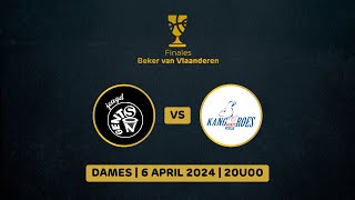 Finale BVV2024 Dames Amon Jeugd Gentson vs Kangoeroes Basket Mechelen B [upl. by Dwan]