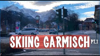 Ski Trip Travel Day  Hamburg to Garmisch  Zugspitze Ski Area  Tallest Mountain in Germany [upl. by Lanni]