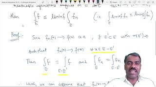 Measure and Integration 16  Fatous lemma and Monotone Convergence Theorem [upl. by Caia]