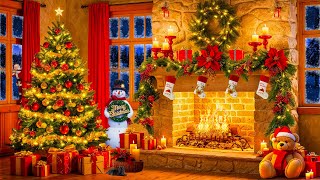 Best Relaxing Christmas Carol Music 2024🎄Instrumental Chrismas Music 🎅 Cozy Christmas Ambience ☃️❄️ [upl. by Jak]