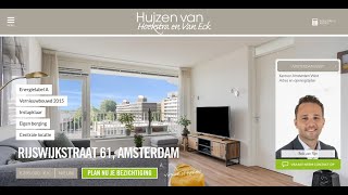 Te koop Rijswijkstraat 61 Amsterdam  Hoekstra en van Eck Makelaars  Méér Makelaar [upl. by Arayt]