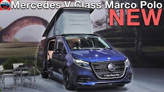 All NEW 2024 Mercedes VClass Marco Polo  OVERVIEW interior exterior [upl. by Darda167]