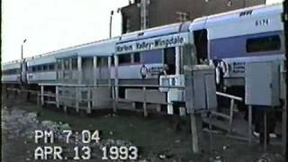 Metro North Train arrives at Harlem ValleyWingdale 1993 [upl. by Synned]