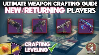 Weapon Crafting simplified for NEWRETURNING players From a returning player Destiny 2 Guide [upl. by Hsaka]