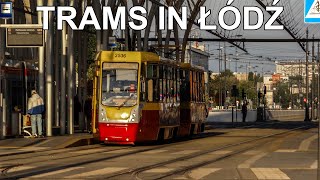 🇵🇱 Trams in Łódź  Lodz  Tramwaje w Łodzi 2019 [upl. by Zednanreh361]