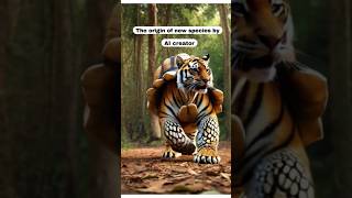 The origin of new species by AI creator animal fusion hybrids shorts youtubeshorts [upl. by Guildroy965]