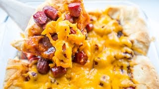 Quick and Easy Cheesy BBQ Lil Smokies Bake [upl. by Willett]