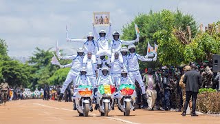 Défilé du groupement motorisé de la gendarmerie nationale malienne 22 Septembre 2024 [upl. by Ronacin582]