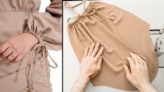 ❤️ Sleeve Sewing Techniques 💯 How To Sew A Beautiful Sleeve [upl. by Oicul]