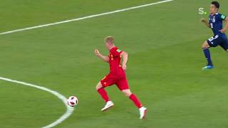 Belgium v Japan  The Best Counter Attack Ever TITANIC [upl. by Spalding639]