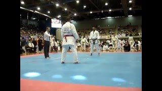 Karate Marinozzi  WK Shotocup Marinozzi vs Ogata kumite [upl. by Siger]