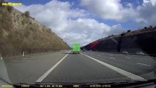 Ocado van nearly causes crash [upl. by Ariom]