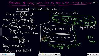 Nernst Equation And Electrode potential of cell [upl. by Ainedrag928]