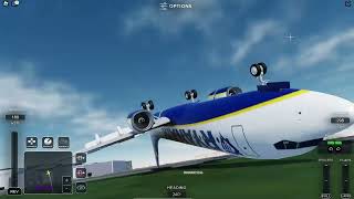 A Normal Ryanair Landing Project Flight Roblox [upl. by Alemaj]