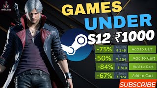 🚀 10 AWESOME STEAM GAMES UNDER ₹100012  DEALS YOU NEED TO GRAB NOW part01⚡ [upl. by Valli466]