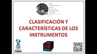 ✅CLASIFICACIÓN Y CARACTERÍSTICAS DE LOS INSTRUMENTOS INDUSTRIALES👷🏻‍♂️ [upl. by Kattie977]