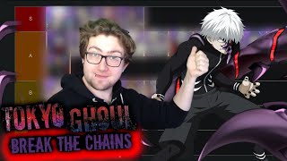 My Month 1 Tier List for Tokyo Ghoul Break the Chains [upl. by Zeralda]