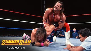 FULL MATCH  Bret Hart vs British Bulldog  Intercontinental Title Match SummerSlam 1992 [upl. by Aneloaup282]