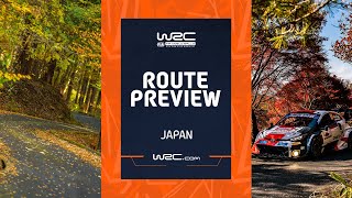 Route Preview  WRC FORUM8 Rally Japan 2023 [upl. by Strander]