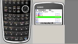 6 Graph Intersection amp Intercept Casio fx CG10 Prizm [upl. by Marcin]