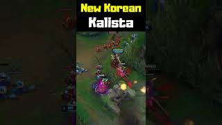 New Korean Kalista  League of Legends shorts [upl. by Fortunato631]