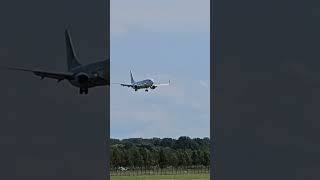 Landing Transavia 737 [upl. by Nalo]